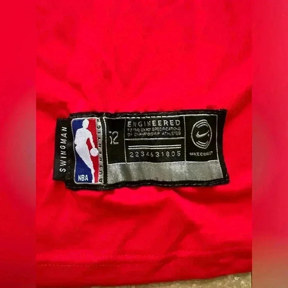NWT Chicago Bulls Nike Icon Edition Swingman Jersey Red - Lonzo Ball - Unisex XL - Picture 4 of 9